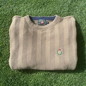 Chaps Ralph Lauren Tan knit sweater
